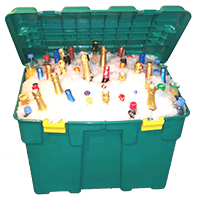 Caisses pour glacer les bouteilles Caisses plastiques pour glacer les bouteilles